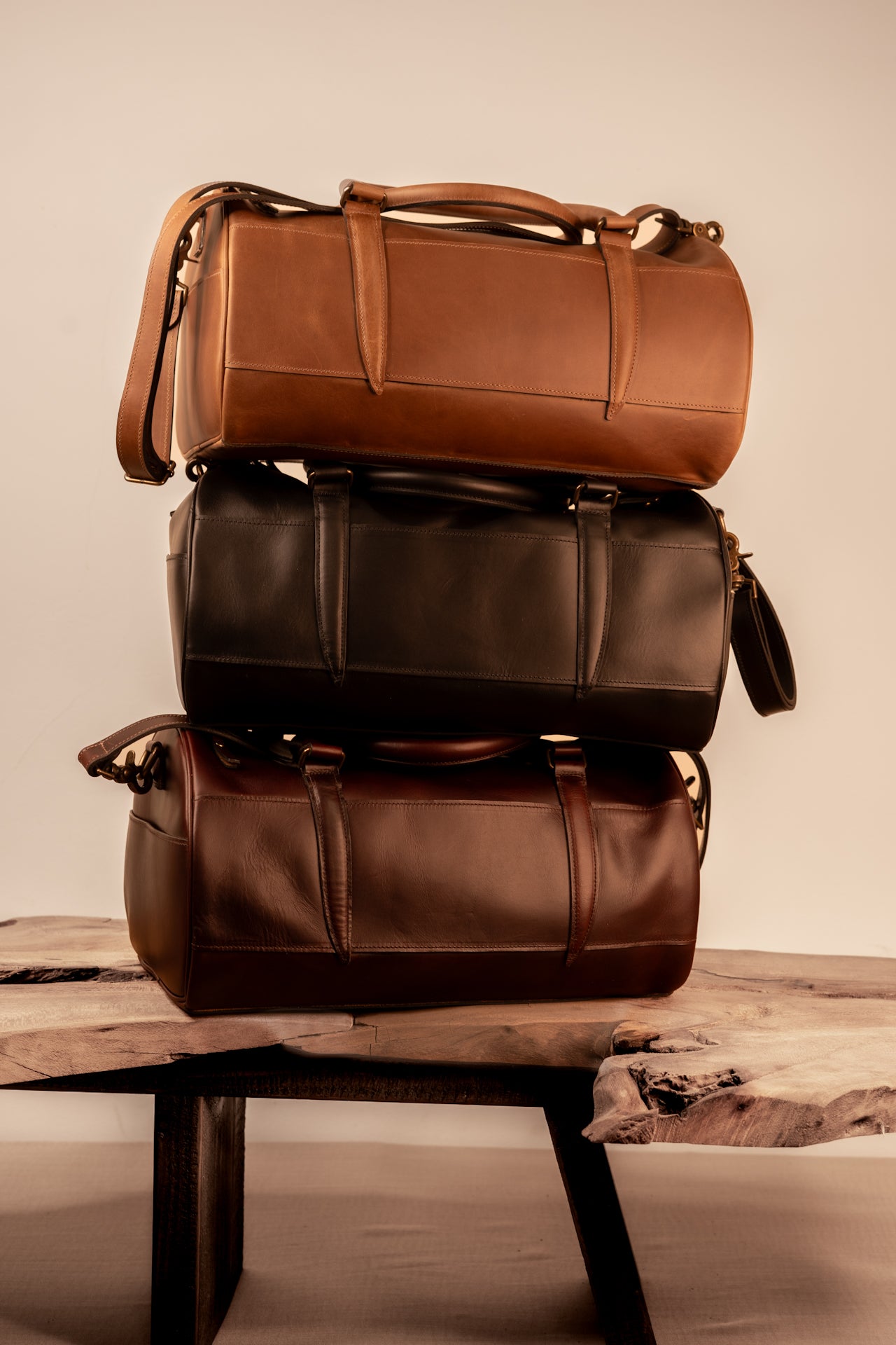 Leather Gym Bag