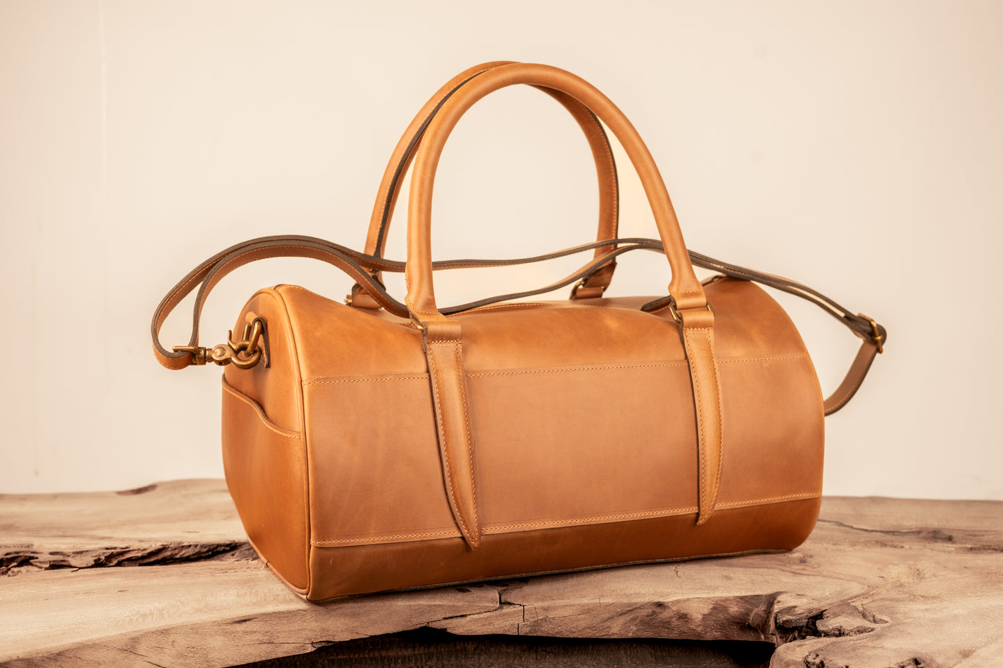 Leather Gym Bag