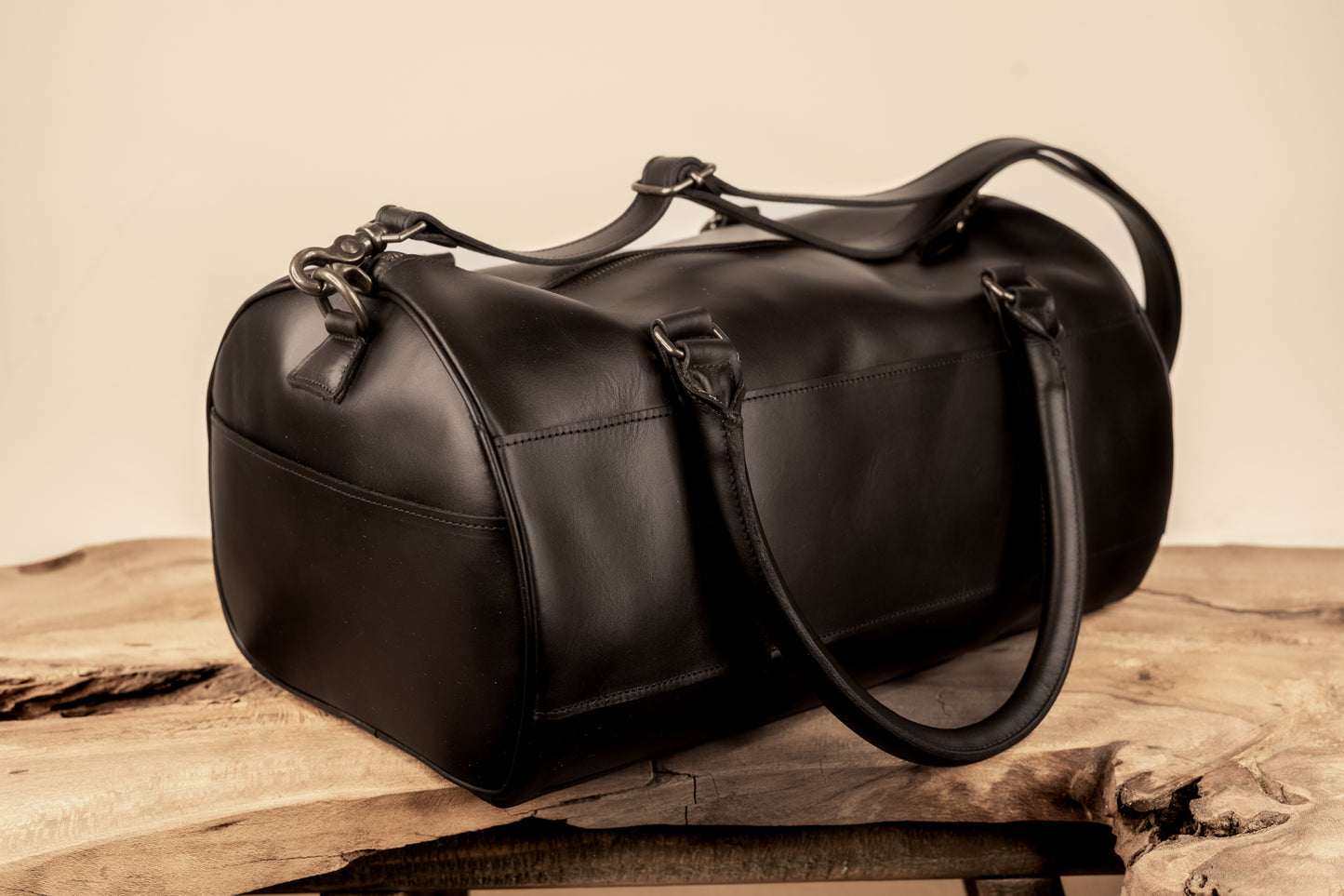 Leather Gym Bag
