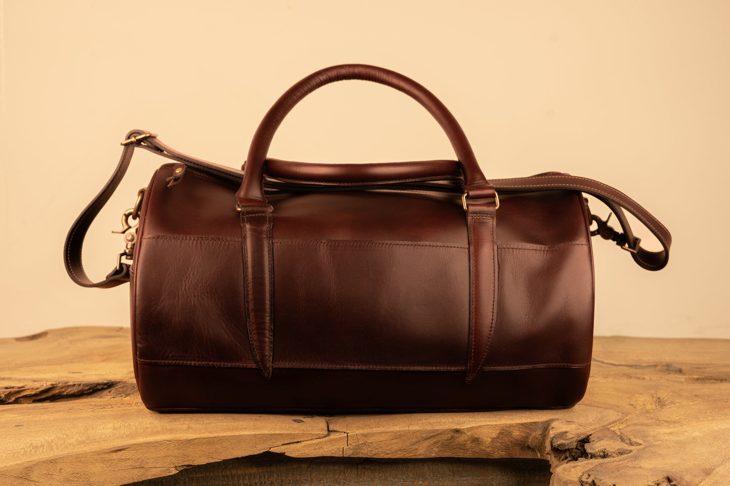 Leather Gym Bag