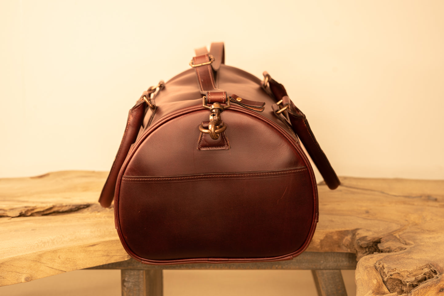 Leather Gym Bag