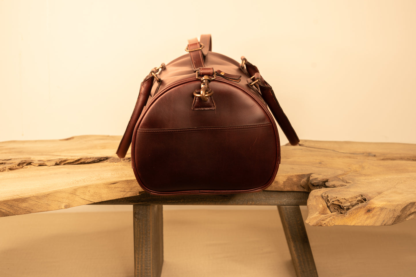 Leather Gym Bag